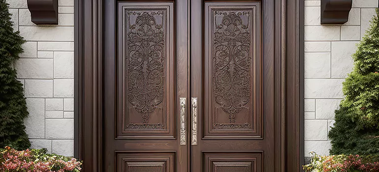 Double Front Doors in Burlingame, CA