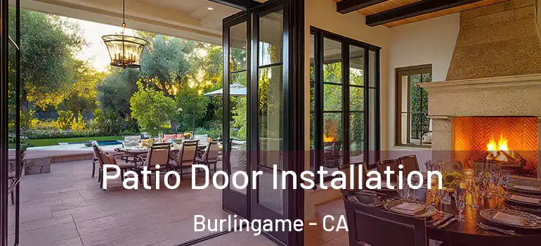  Patio Door Installation Burlingame - CA